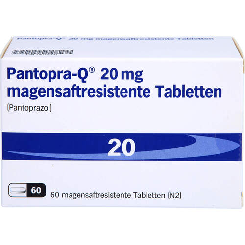 PANTOPRA Q 20 mg magensaftresistente Tabletten, 60 St, JUTA Pharma GmbH