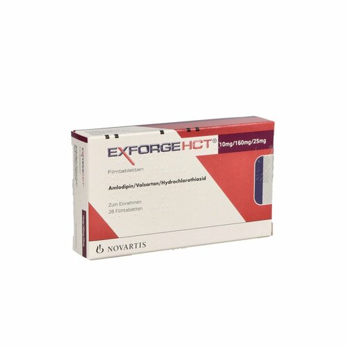 EXFORGE HCT 10 mg/160 mg/25 mg Filmtabletten, 28 Stk., NOVARTIS Pharma GmbH
