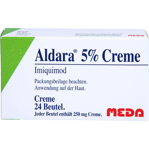 ALDARA 5% Creme Sachets, 24 ST, Viatris Healthcare GmbH