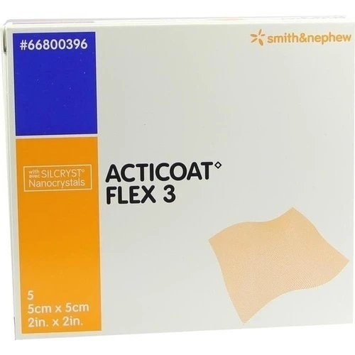 Acticoat Flex 3 5x5cm, 5 Stk., Smith & Nephew GmbH