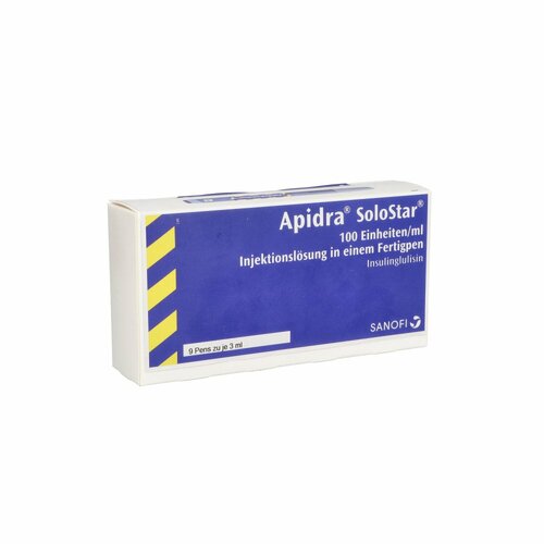 Apidra 100E/ml SoloStar Fertigpen, 9x3 ml, CC Pharma GmbH