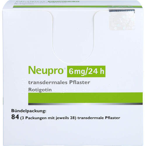 Neupro 6mg/24h transdermales Pflaster, 84 Stk., UCB Pharma GmbH