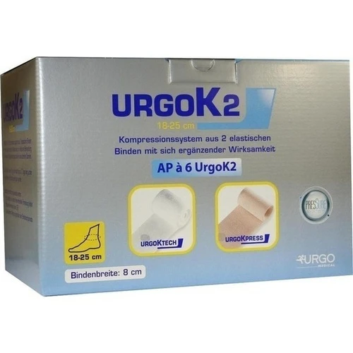 UrgoK2 Kompr.Syst.Knoechelumf.18-25cm 8cm breit, 6 Stk., Urgo GmbH
