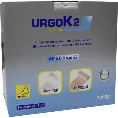 UrgoK2 Kompr.Syst.Knoechelumf.18-25cm 12cm breit, 6 Stk., Urgo GmbH