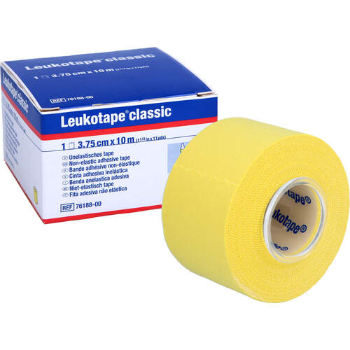 LEUKOTAPE Classic 10mx3.75cm gelb 76188, 1 ST, 1001 Artikel Medical GmbH