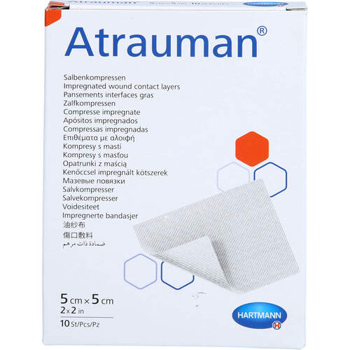 ATRAUMAN 5x5cm steril Kompressen, 10 ST, 1001 Artikel Medical GmbH