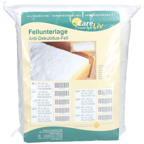 Anti Dekubitus-Fell 45x45cm, 1 Stk., Careliv Produkte Ohg