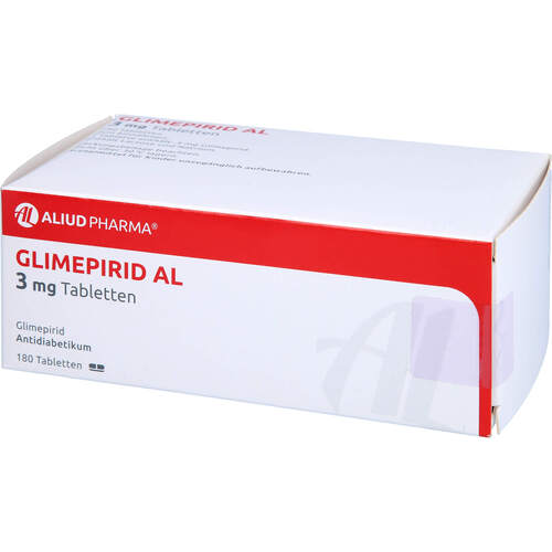 Glimepirid AL 3mg Tabletten, 180 Stk., Aliud Pharma GmbH