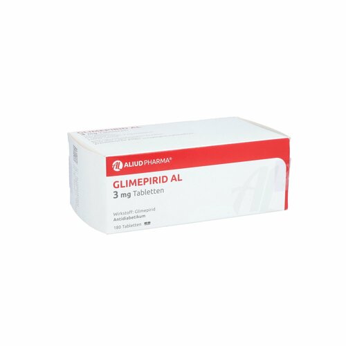 Glimepirid AL 3mg Tabletten, 180 Stk., Aliud Pharma GmbH