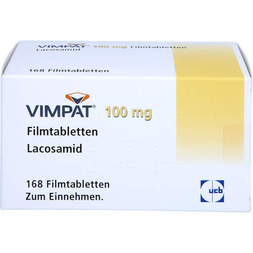 VIMPAT 100mg Filmtabletten, 168 Stk., Orifarm GmbH