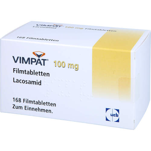 VIMPAT 100mg Filmtabletten, 168 Stk., Orifarm GmbH