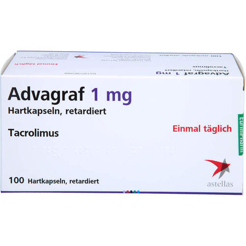 Advagraf 1mg Hartkapseln retardiert, 100 Stk., Eurimpharm Arzneimittel GmbH