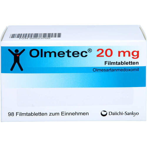 Olmetec 20mg Filmtabletten, 98 ST, Aca Müller/Adag Pharma AG