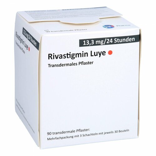 Rivastigmin Luye 13.3mg/24 Std. Transdermales Pfl., 90 Stk., Luye Pharma AG