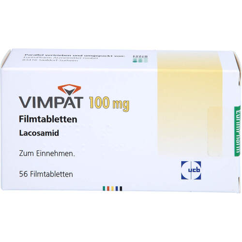 Vimpat 100mg Filmtabletten, 56 Stk., Eurimpharm Arzneimittel GmbH