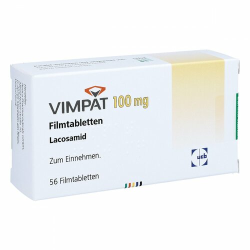 Vimpat 100mg Filmtabletten, 56 Stk., Eurimpharm Arzneimittel GmbH