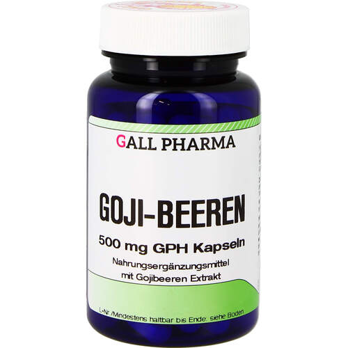 Goji-Beeren 500mg GPH Kapseln, 60 Stk., Hecht-Pharma GmbH
