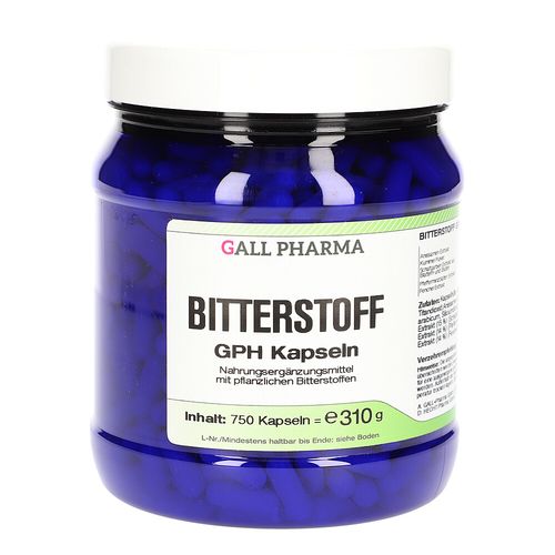 Bitterstoff GPH Kapseln, 750 Stk., Hecht-Pharma GmbH