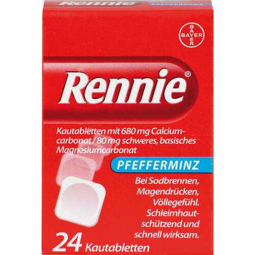 RENNIE Kautabletten, 24 Stk., Abis-Pharma