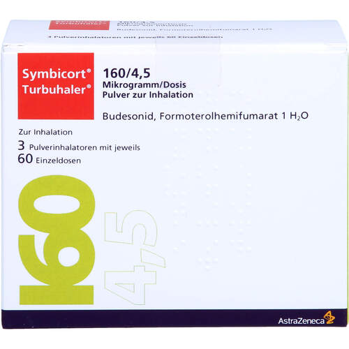 Symbicort Turbuh. 160/4.5ug 60 ED, 3 ST, Orifarm GmbH