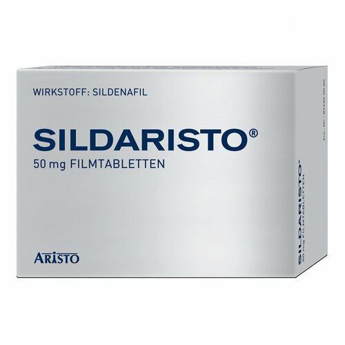 Sildaristo 50mg Filmtabletten, 4 ST, Aristo Pharma GmbH