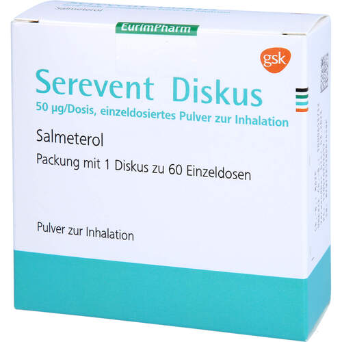 SEREVENT Diskus 60 Einzeldos.Pulver, 1 Stk., Eurimpharm Arzneimittel GmbH