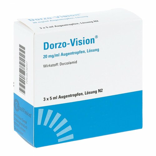 Dorzo-Vision 20mg/ml Augentropfen, 3x5 ml, Omnivision GmbH