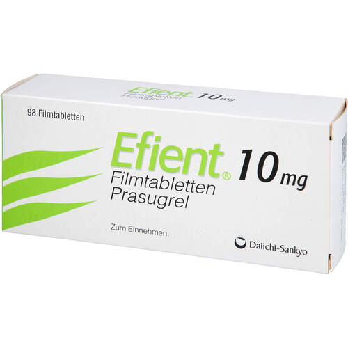 EFIENT 10mg Filmtabletten, 98 Stk., Docpharm GmbH