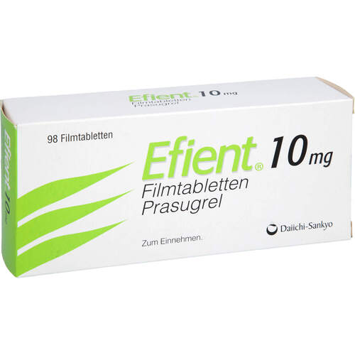 EFIENT 10mg Filmtabletten, 98 Stk., Docpharm GmbH
