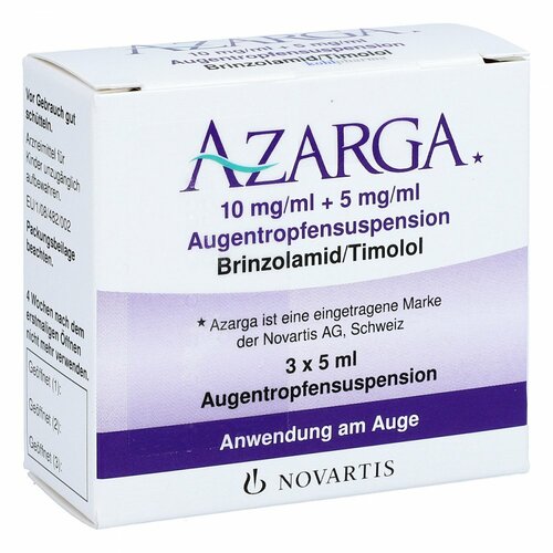 Azarga, 3x5 ml, kohlpharma GmbH