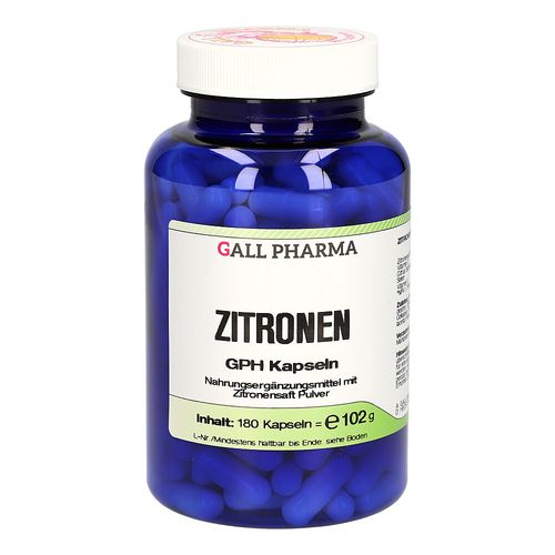 Zitronen GPH Kapseln, 180 Stk., Hecht-Pharma GmbH