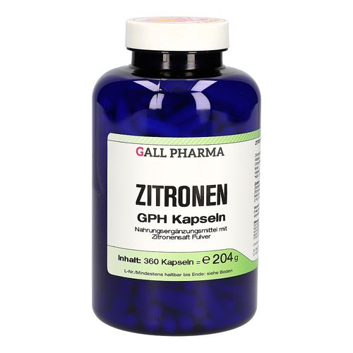 Zitronen GPH Kapseln, 360 Stk., Hecht-Pharma GmbH