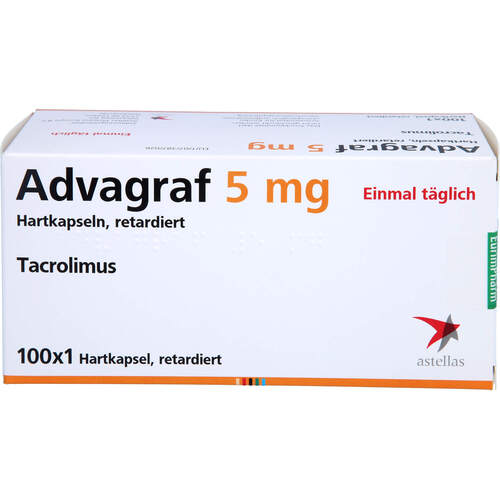 Advagraf 5mg Hartkapseln retardiert, 100 Stk., Eurimpharm Arzneimittel GmbH