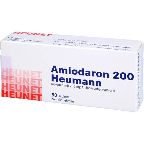 AMIODARON 200 HEUMANN Heunet, 50 ST,  Heunet Pharma GmbH 