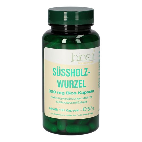 Süssholzwurzel 350mg Bios Kapseln, 100 Stk., Bios Medical Services
