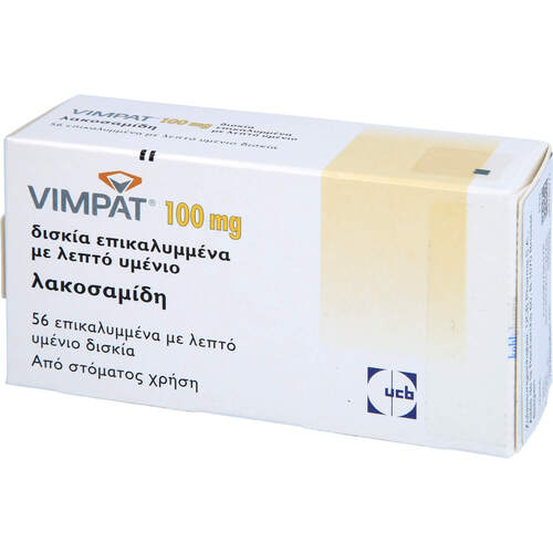 Vimpat 100mg Filmtabletten, 56 Stk., kohlpharma GmbH