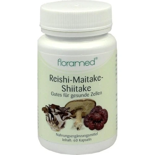 Reishi-Maitake-Shitake-Kapseln Gutes f.ges.Zellen, 60 Stk., Floramed GmbH