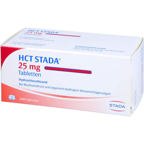 HCT STADA 25 mg Tabletten, 100 ST, STADAPHARM GmbH