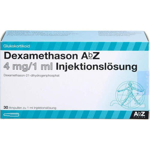 Dexamethason AbZ 4mg/1ml Injektionslösung, 30 ST, Abz Pharma GmbH