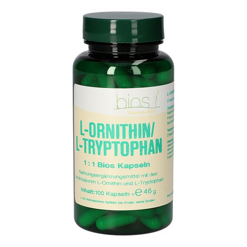 L-Ornithin/L-Tryptophan 1:1 BIOS Kapseln, 100 Stk., Bios Medical Services L-Ornithin/L-Tryptophan 1:1 BIOS Kapseln, 100 Stk., Bios Medical Services