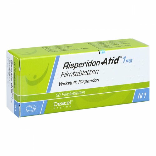 Risperidon Atid 1mg, 20 ST, Dexcel Pharma GmbH