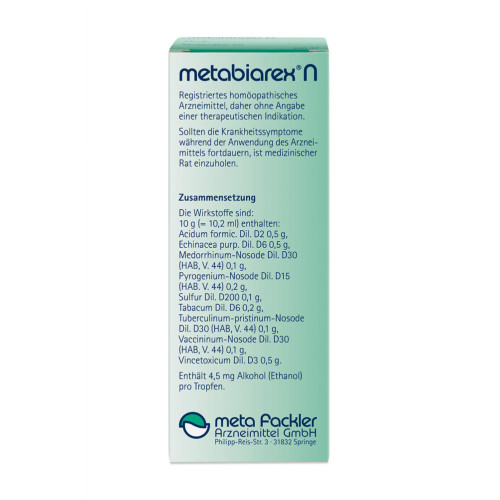 METABIAREX N, 100 ml, Meta Fackler Arzneimittel GmbH
