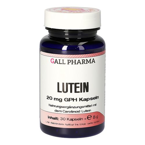 Lutein 20mg GPH Kapseln, 30 Stk., Hecht-Pharma GmbH