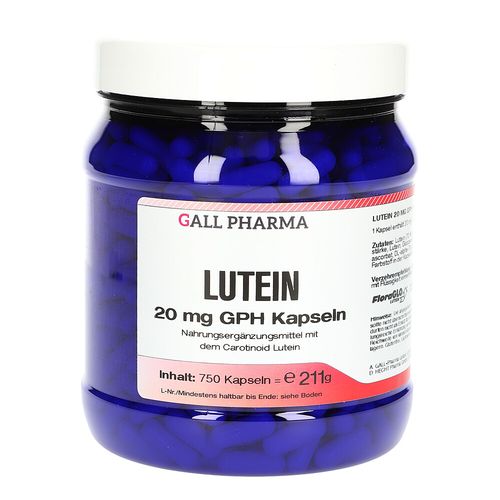 Lutein 20mg GPH Kapseln, 750 Stk., Hecht-Pharma GmbH