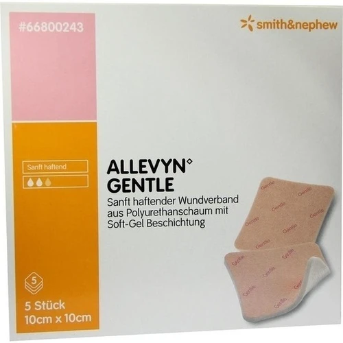 Allevyn Gentle 10cmx10cm, 5 Stk., Smith & Nephew GmbH