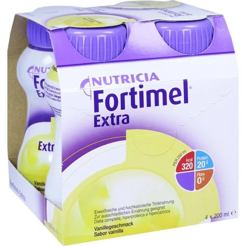 FORTIMEL Extra Vanillegeschmack, 4x200 ml, Nutricia Milupa GmbH