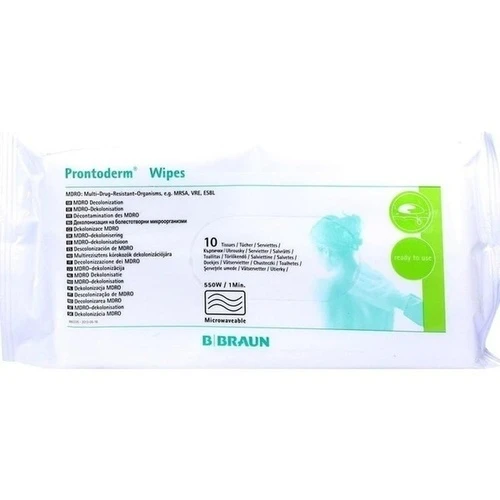 Prontoderm Wipes Einmalwascht.MRSA Dekolonisierung, 10 Stk., B. Braun Melsungen AG
