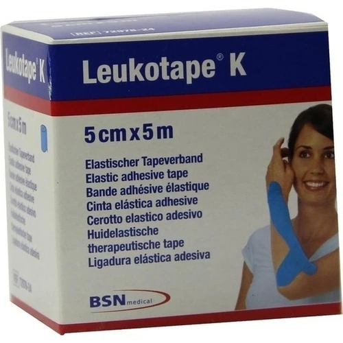 Leukotape K 5cm hellblau, 1 Stk., Bsn Medical GmbH