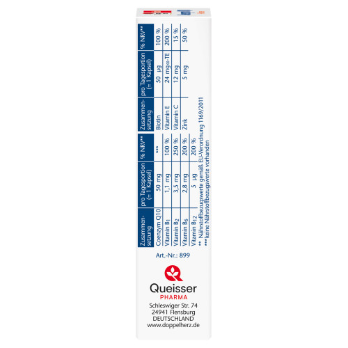 Doppelherz Coenzym Q10 + B-Vitamine, 30 Stk., Queisser Pharma GmbH & Co. KG