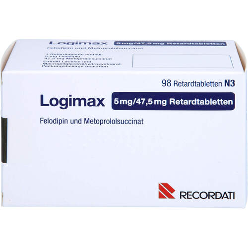 Logimax Retardtabletten, 98 Stk., Emra-Med Arzneimittel GmbH